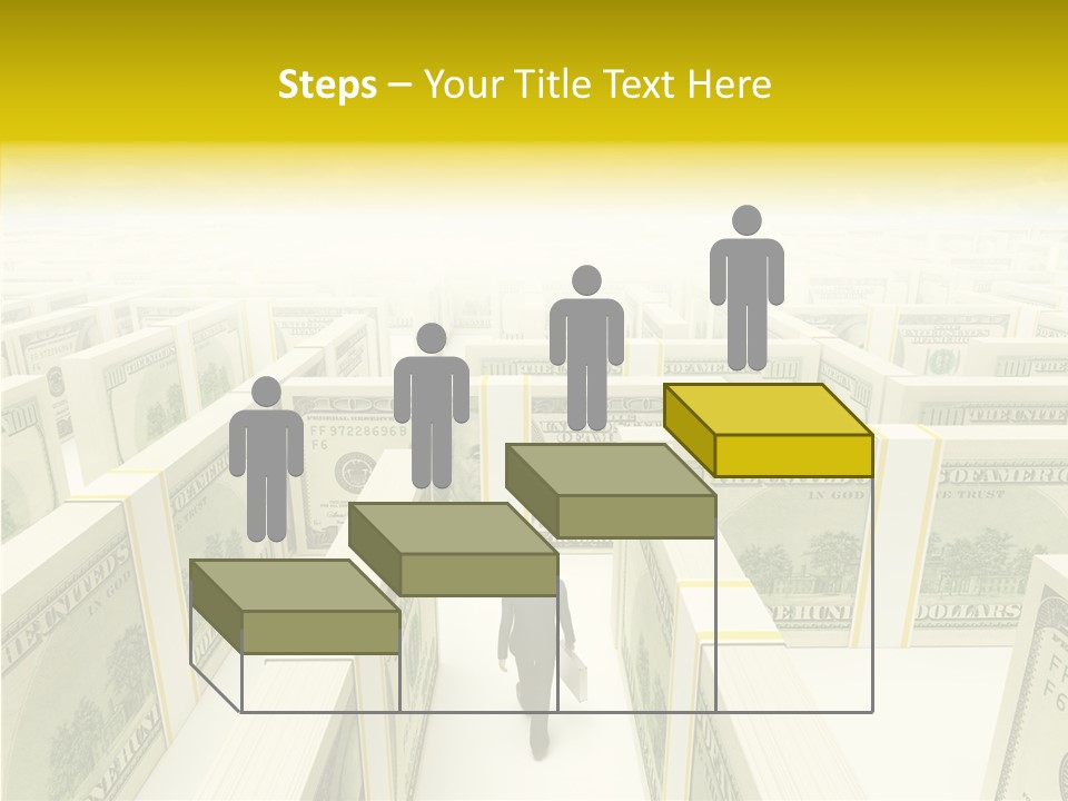 Relief Puzzle Maze PowerPoint Template