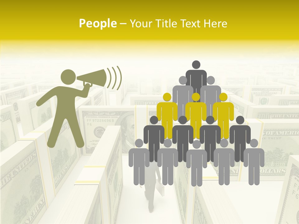 Relief Puzzle Maze PowerPoint Template