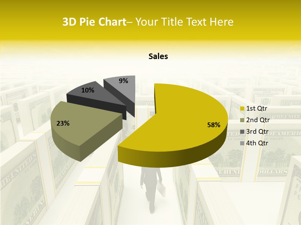 Relief Puzzle Maze PowerPoint Template