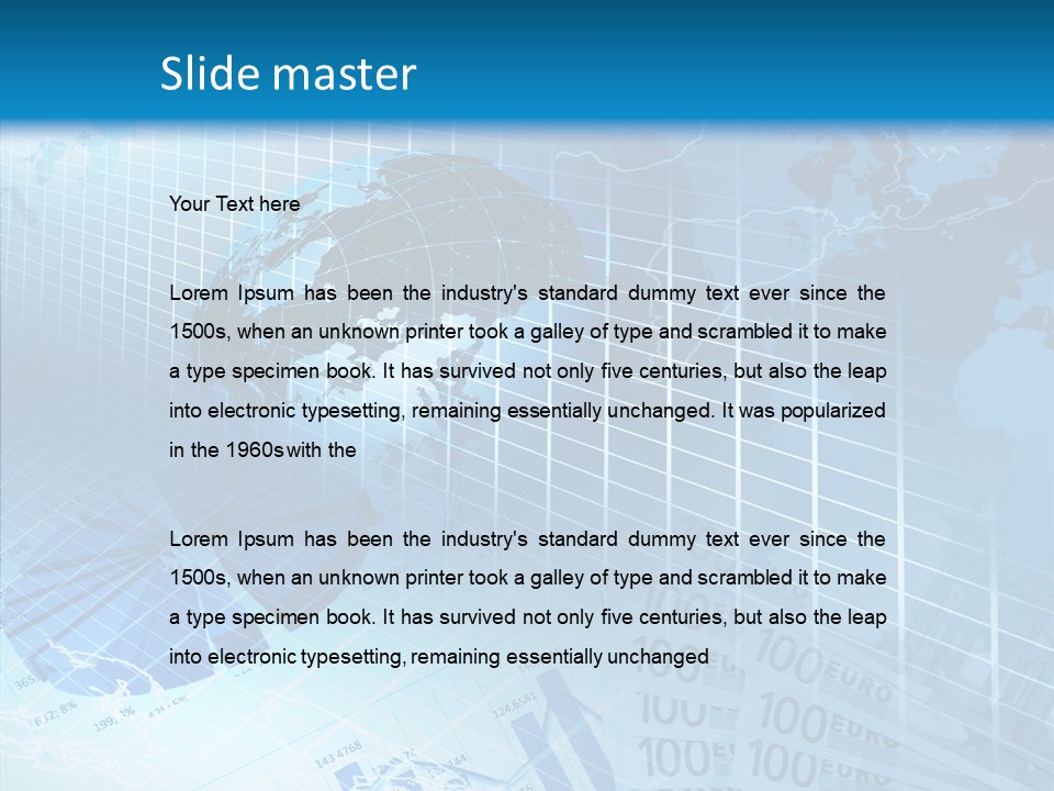 Calculator Crisis Finance PowerPoint Template
