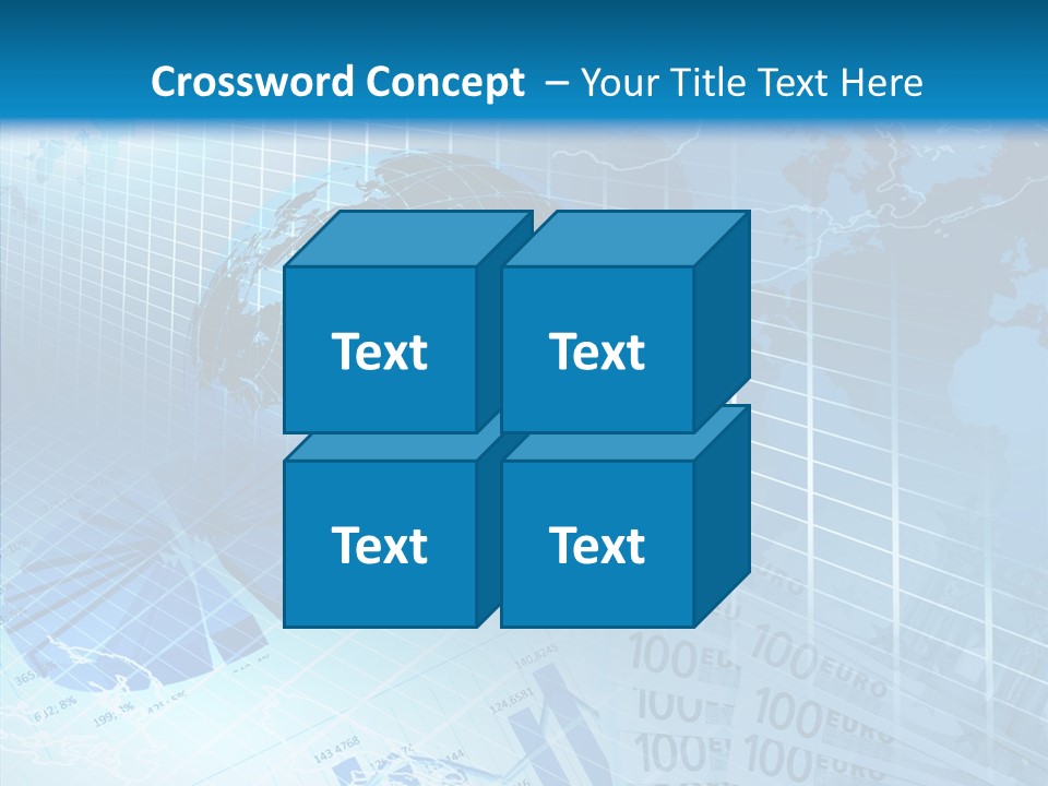 Calculator Crisis Finance PowerPoint Template