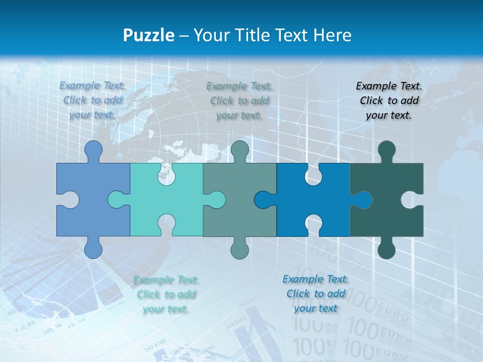 Calculator Crisis Finance PowerPoint Template
