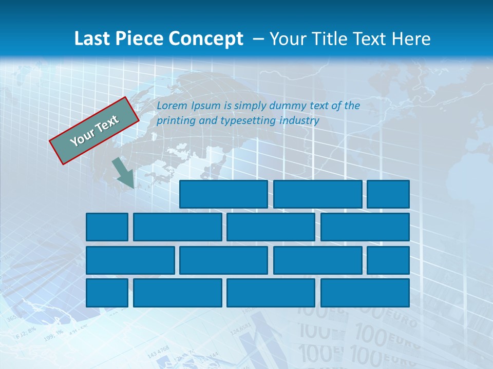 Calculator Crisis Finance PowerPoint Template