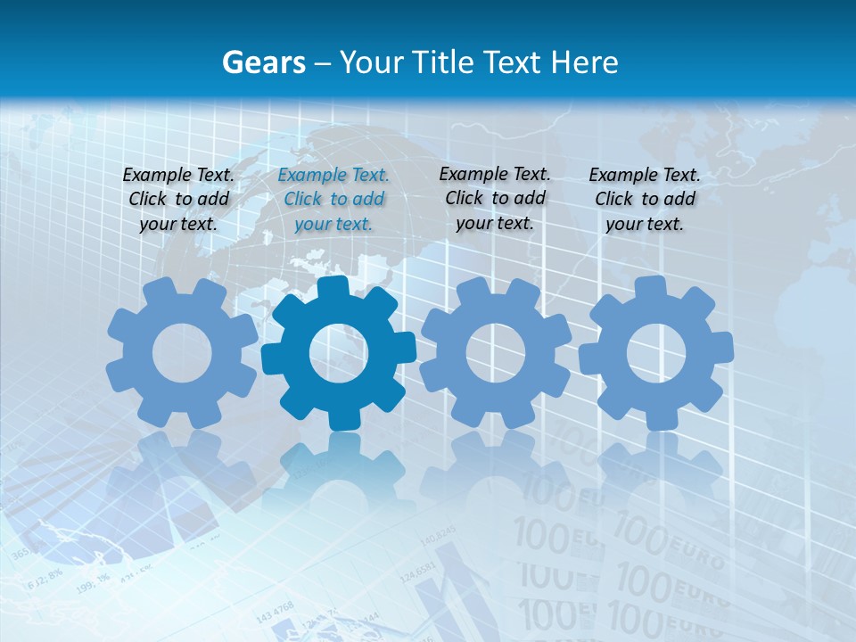 Calculator Crisis Finance PowerPoint Template