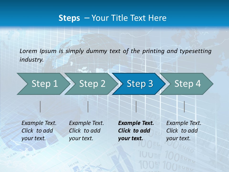 Calculator Crisis Finance PowerPoint Template