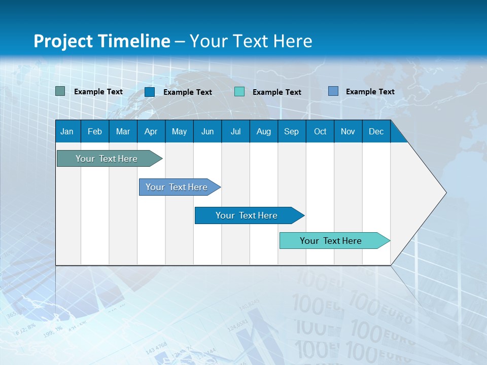 Calculator Crisis Finance PowerPoint Template