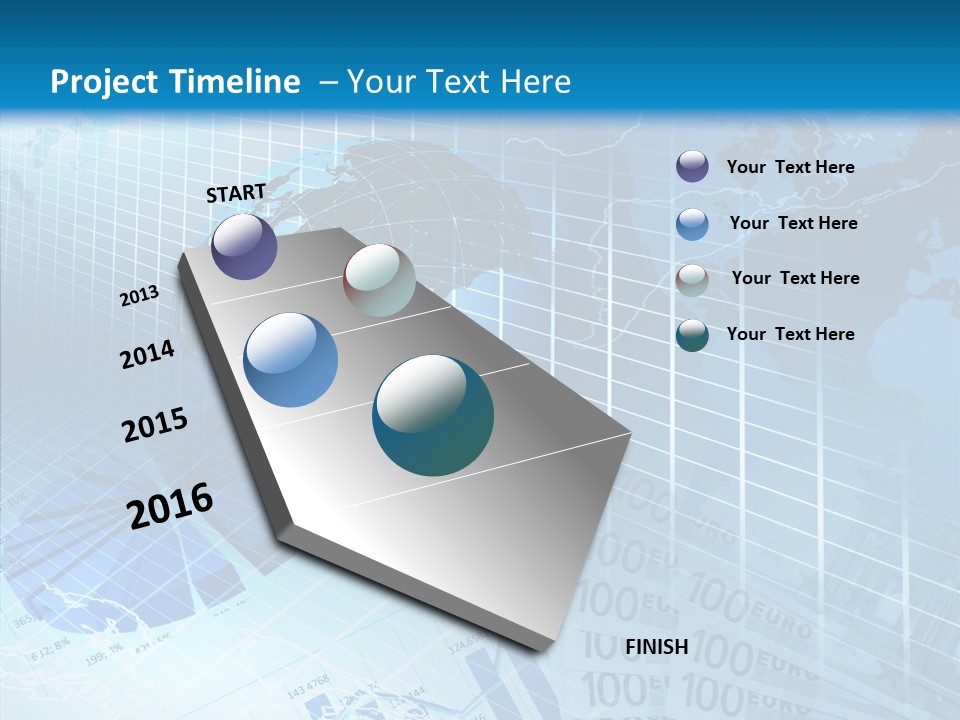 Calculator Crisis Finance PowerPoint Template