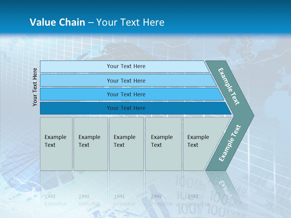 Calculator Crisis Finance PowerPoint Template