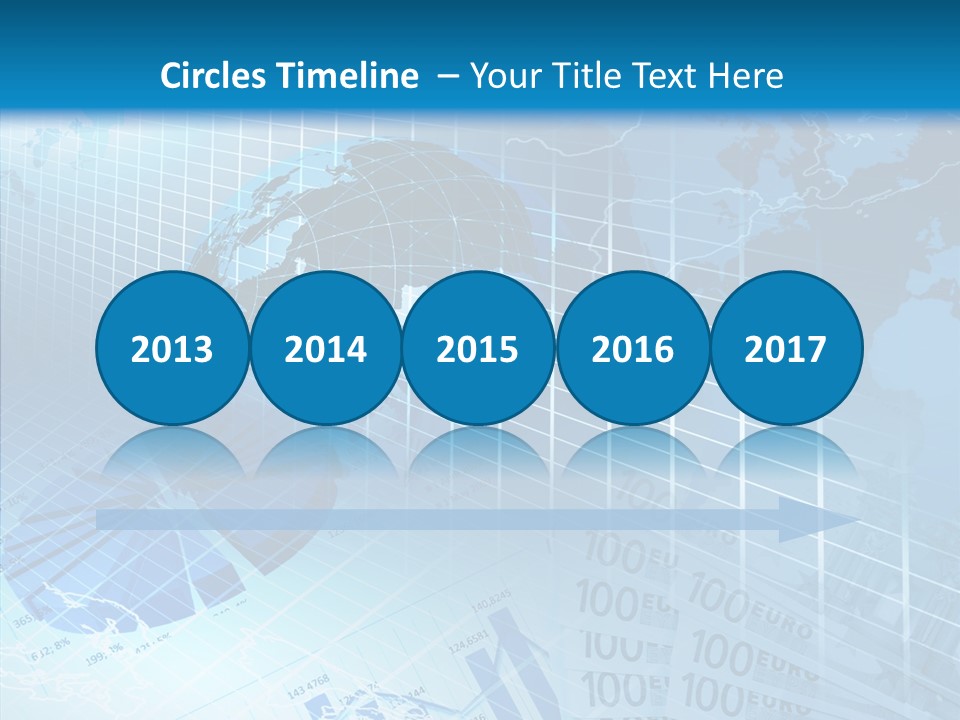 Calculator Crisis Finance PowerPoint Template