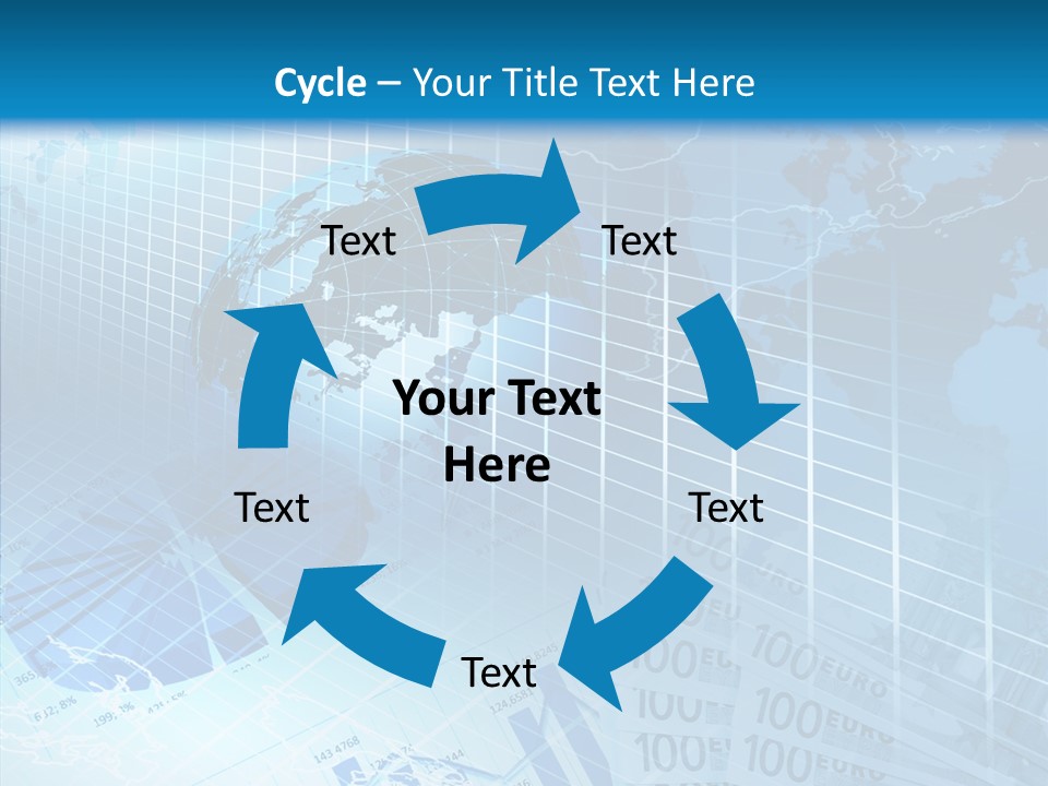 Calculator Crisis Finance PowerPoint Template