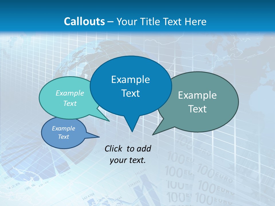 Calculator Crisis Finance PowerPoint Template
