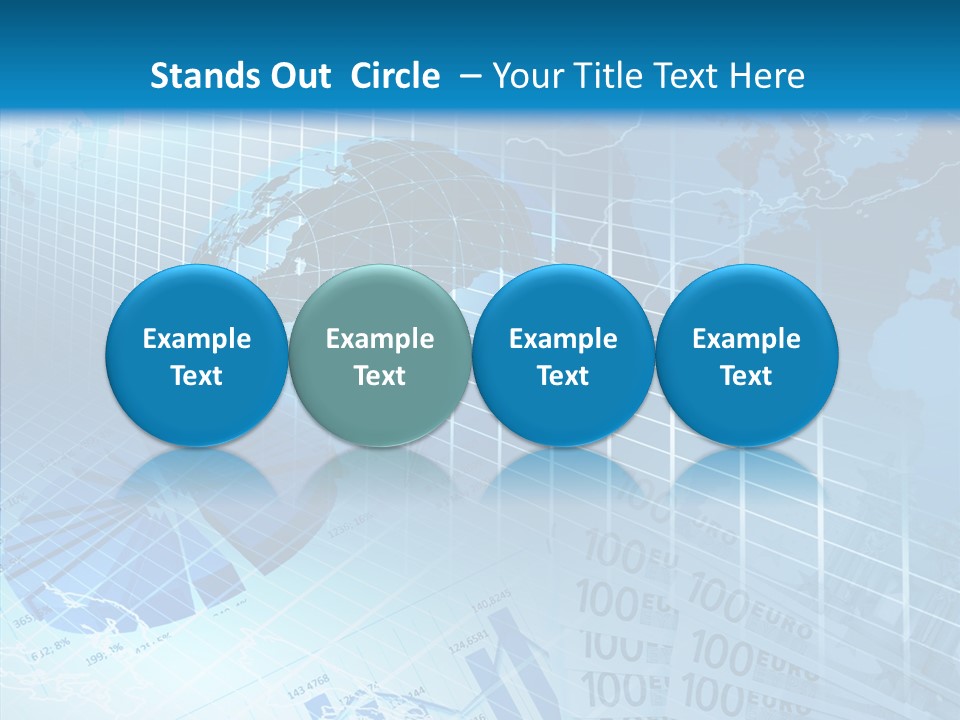 Calculator Crisis Finance PowerPoint Template