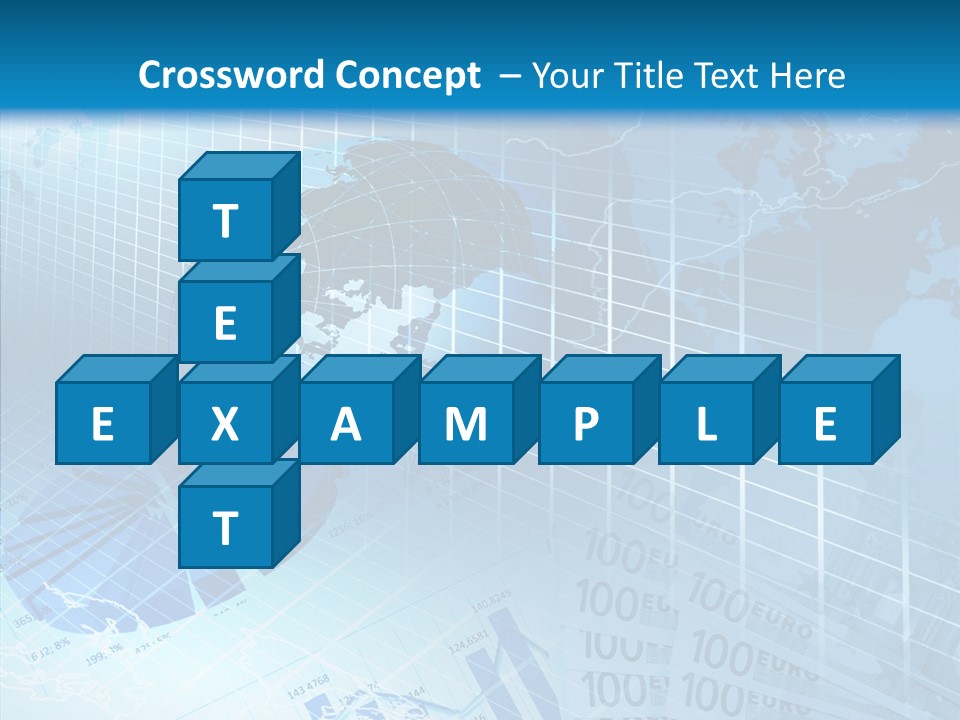 Calculator Crisis Finance PowerPoint Template