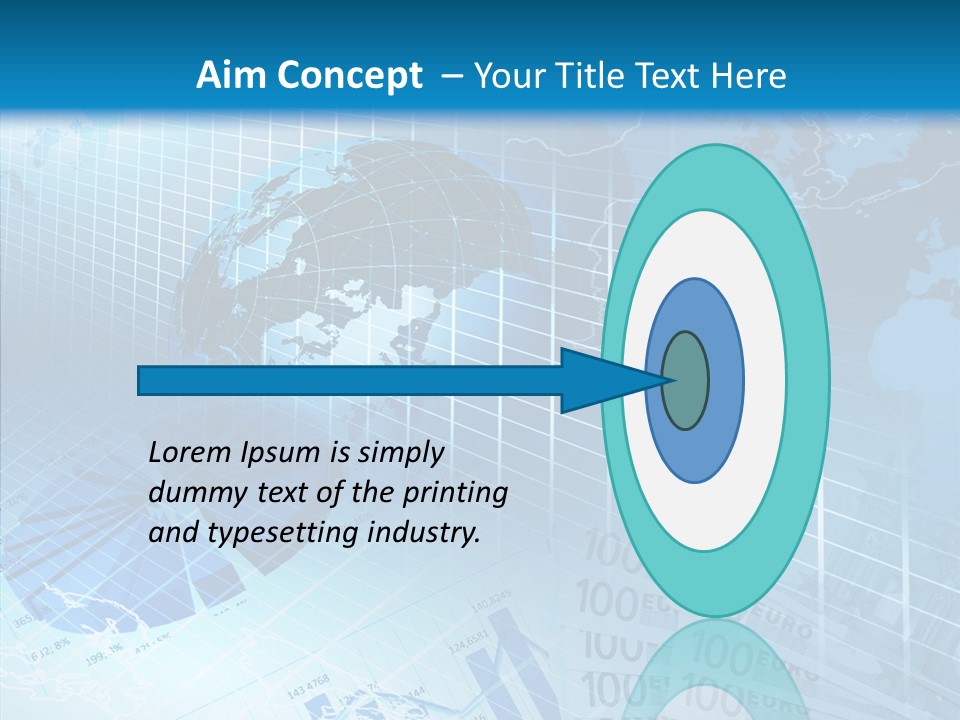 Calculator Crisis Finance PowerPoint Template