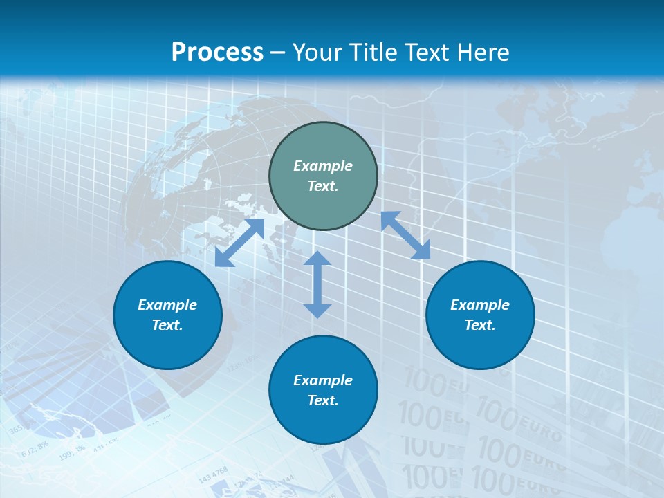 Calculator Crisis Finance PowerPoint Template
