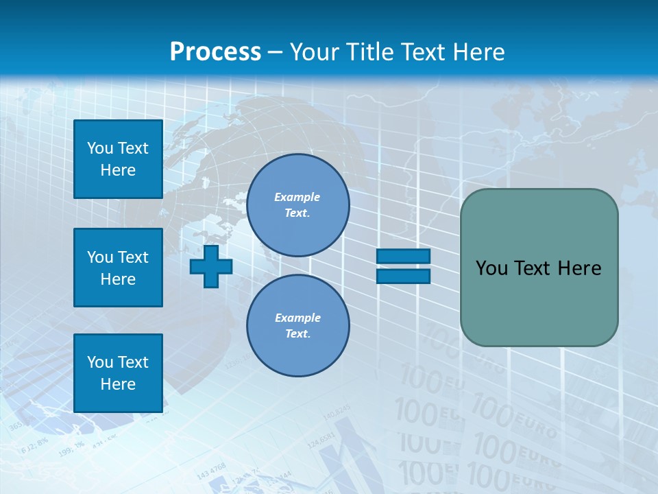 Calculator Crisis Finance PowerPoint Template