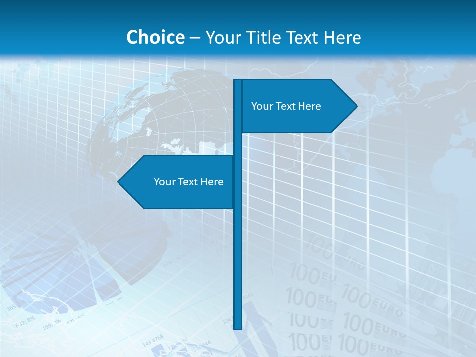 Calculator Crisis Finance PowerPoint Template