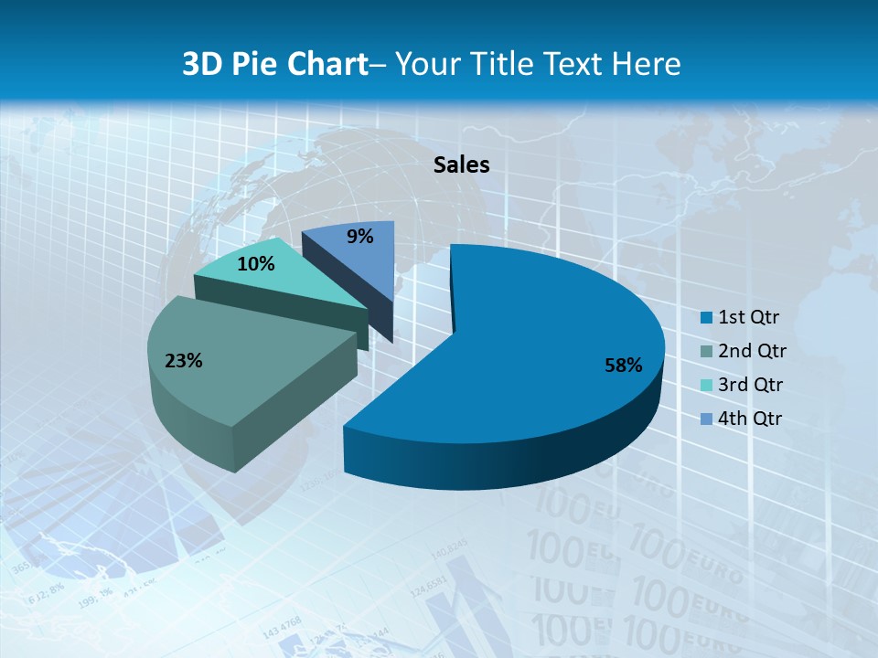 Calculator Crisis Finance PowerPoint Template