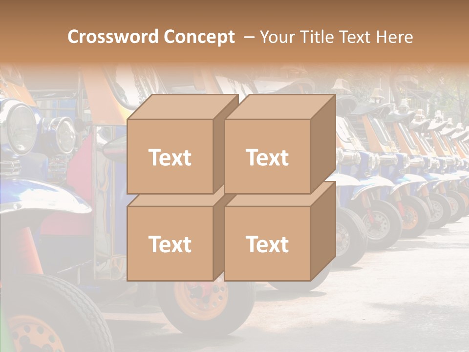 Asia Car Wheel PowerPoint Template