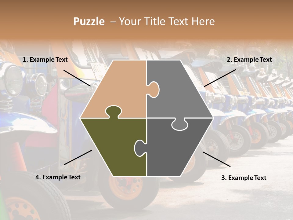 Asia Car Wheel PowerPoint Template