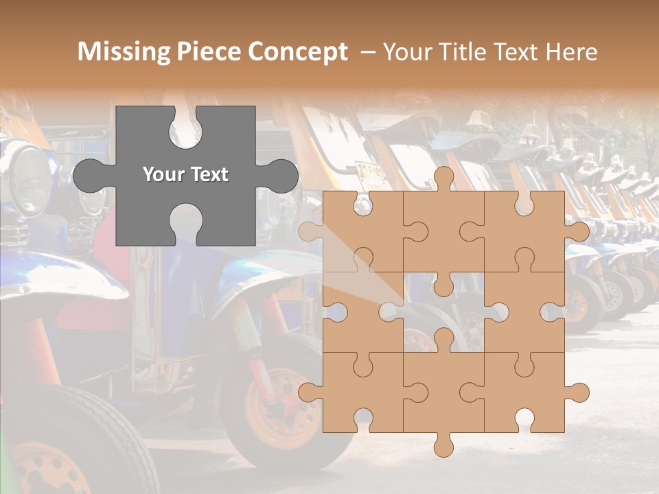 Asia Car Wheel PowerPoint Template