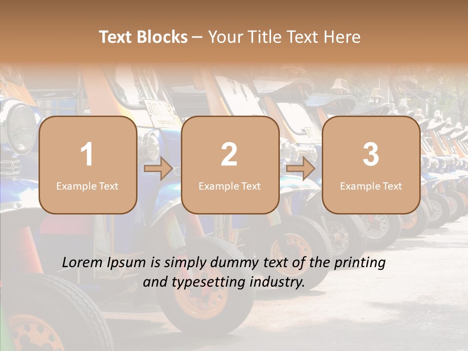 Asia Car Wheel PowerPoint Template