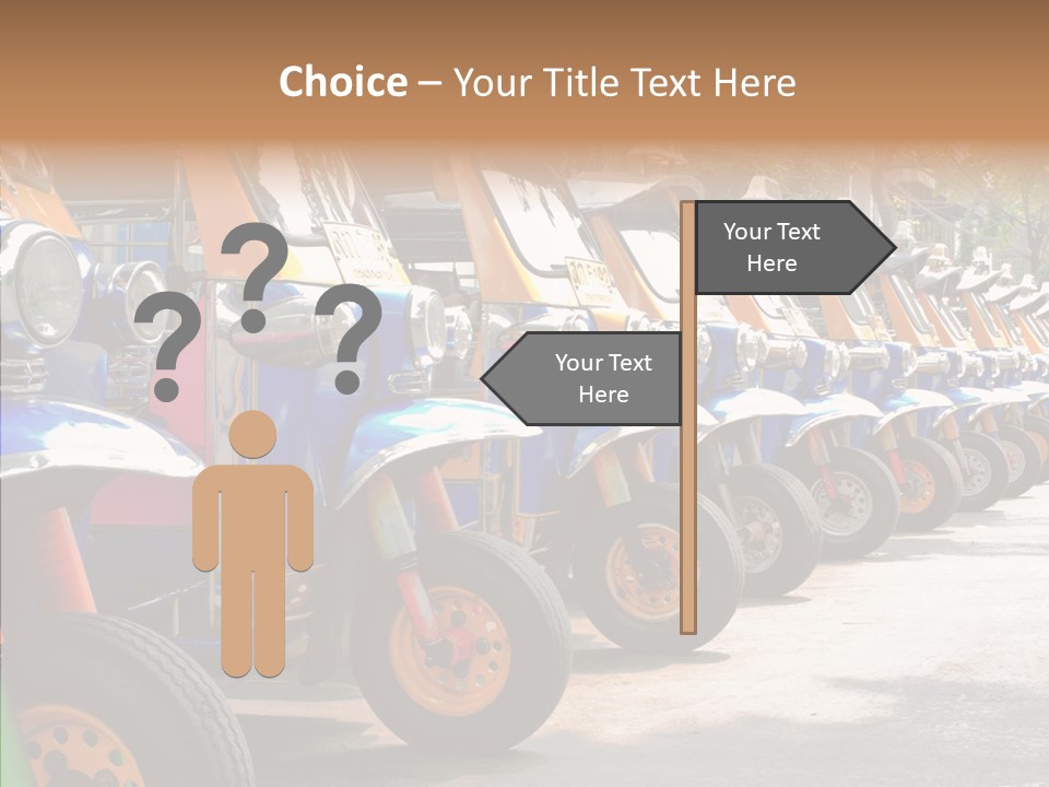 Asia Car Wheel PowerPoint Template