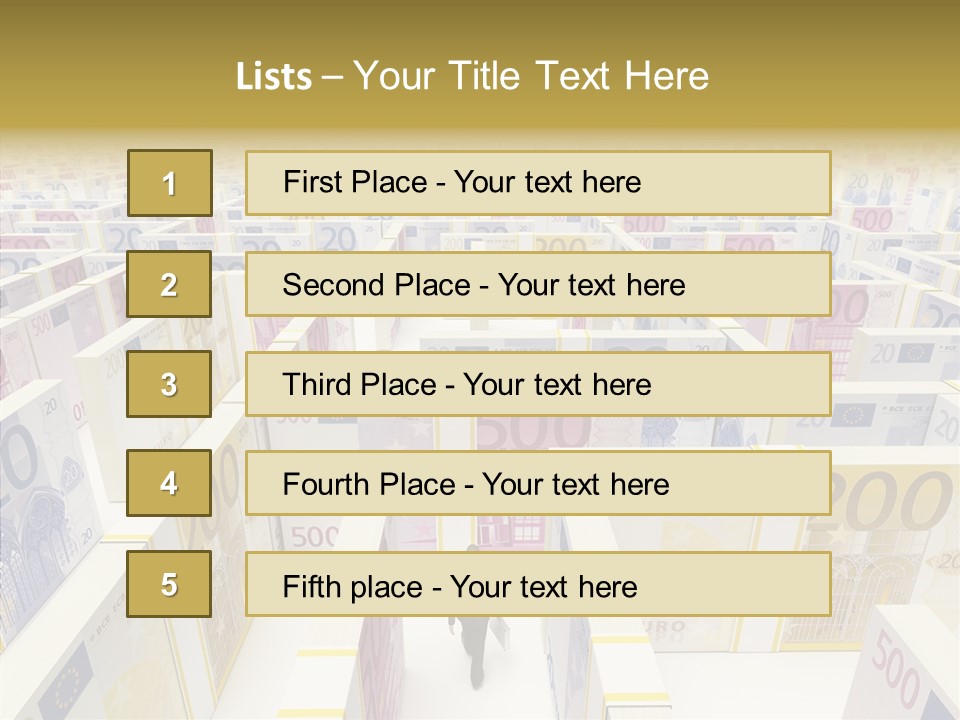 Surrounding Market Suit PowerPoint Template
