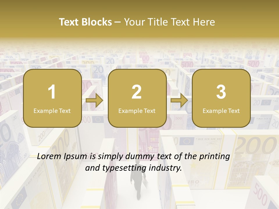 Surrounding Market Suit PowerPoint Template