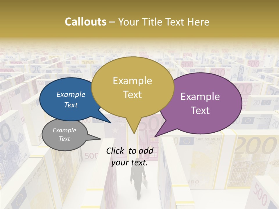 Surrounding Market Suit PowerPoint Template