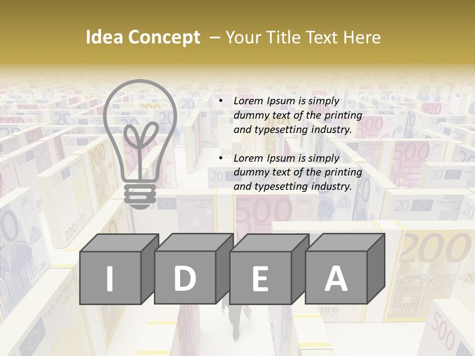 Surrounding Market Suit PowerPoint Template