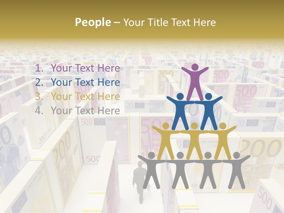 Surrounding Market Suit PowerPoint Template