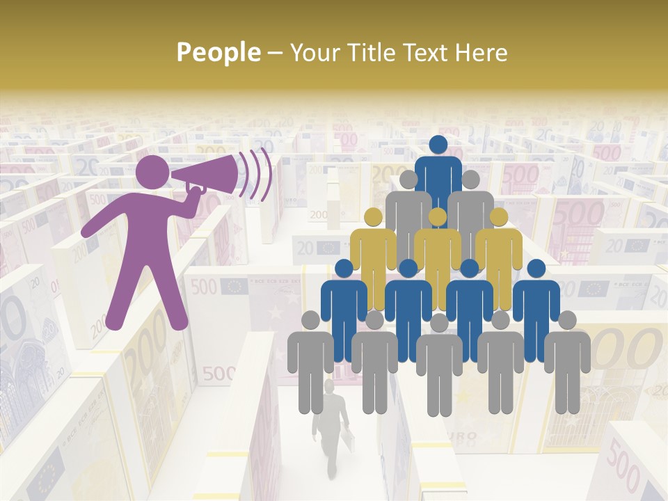 Surrounding Market Suit PowerPoint Template