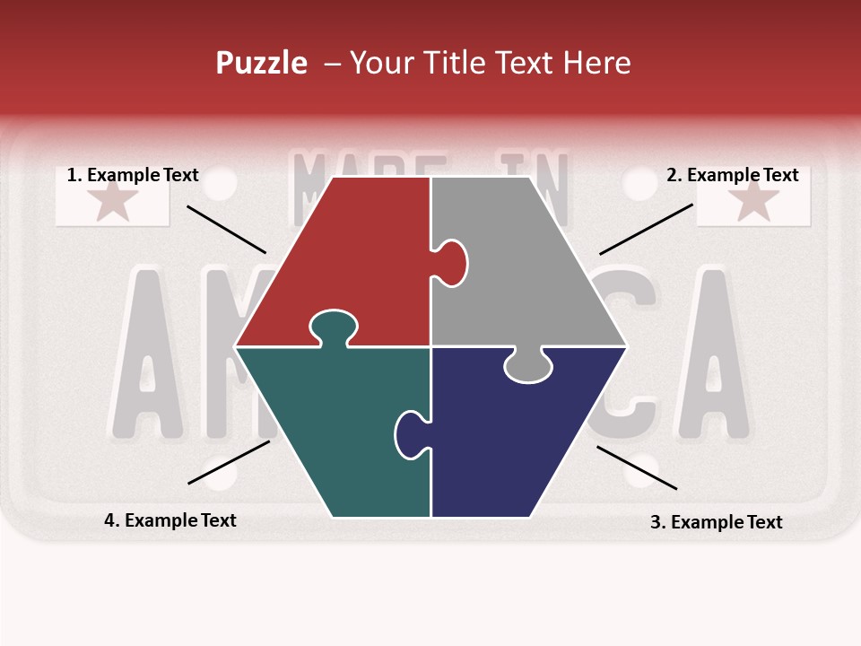 Vehicle White Created PowerPoint Template