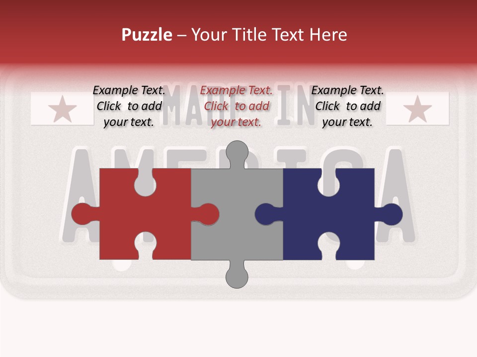 Vehicle White Created PowerPoint Template