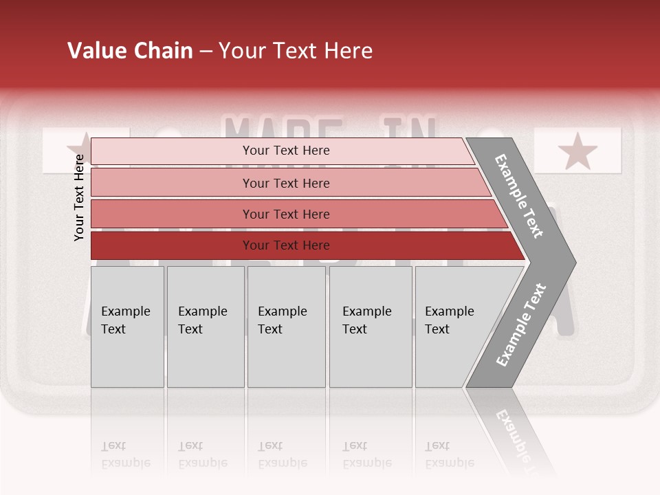 Vehicle White Created PowerPoint Template