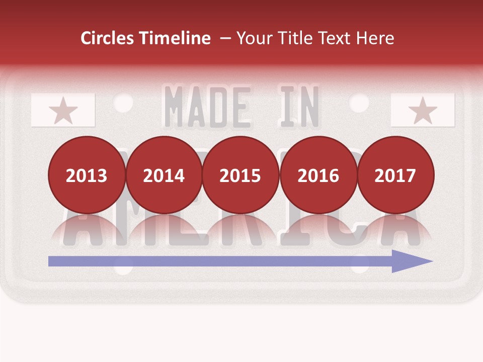 Vehicle White Created PowerPoint Template