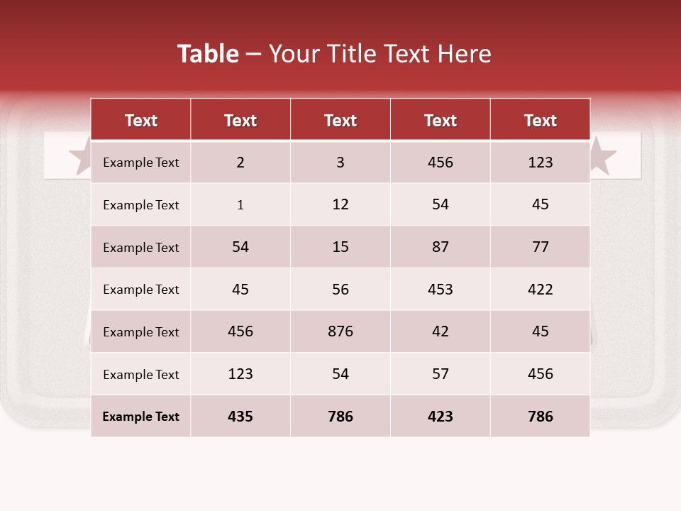 Vehicle White Created PowerPoint Template