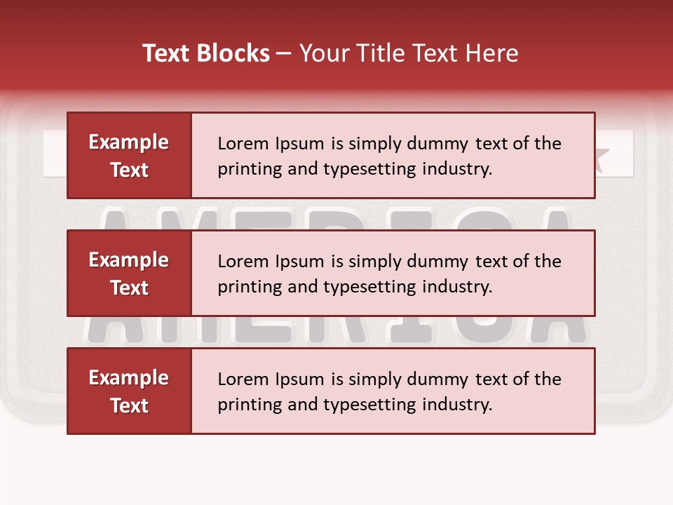 Vehicle White Created PowerPoint Template