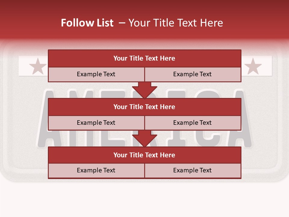 Vehicle White Created PowerPoint Template