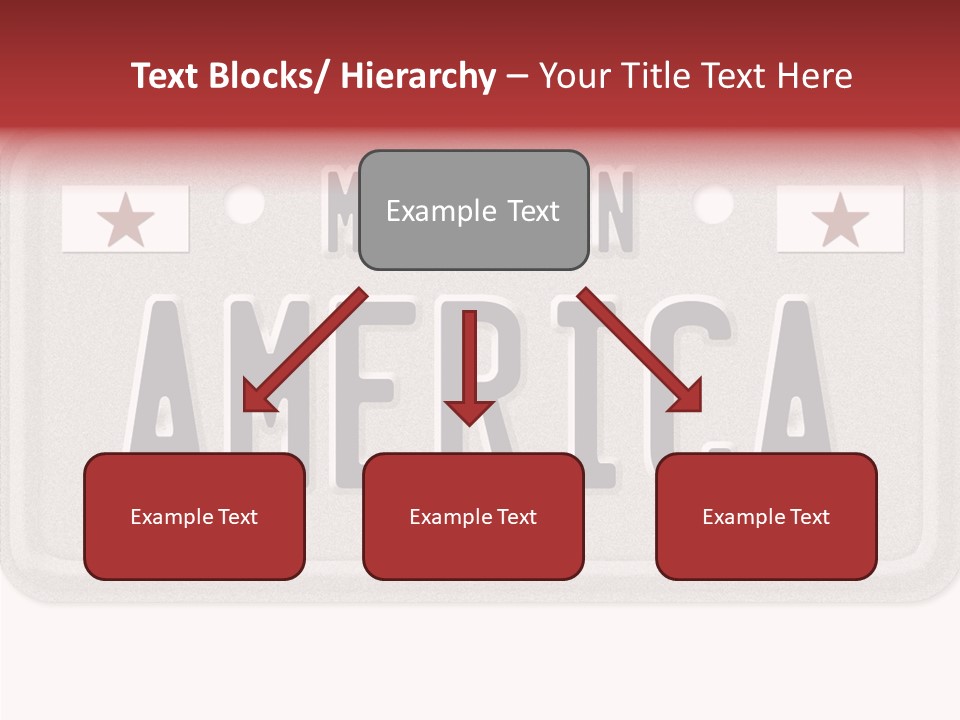 Vehicle White Created PowerPoint Template