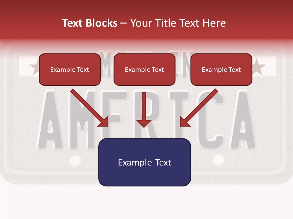 Vehicle White Created PowerPoint Template
