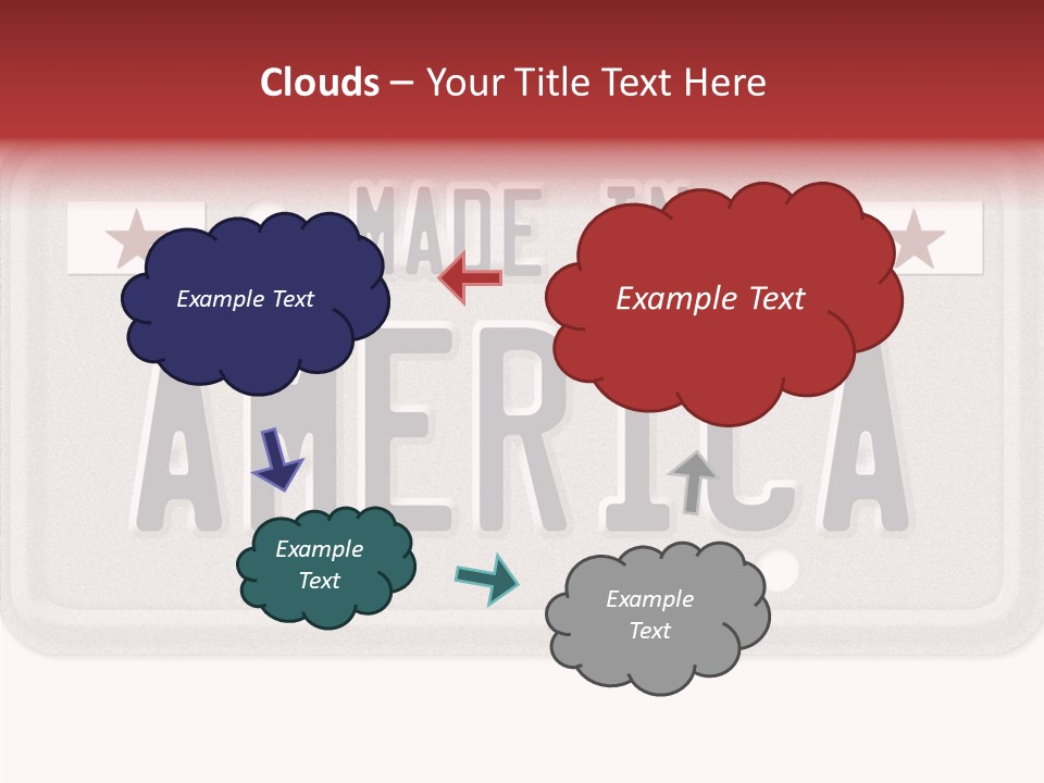 Vehicle White Created PowerPoint Template
