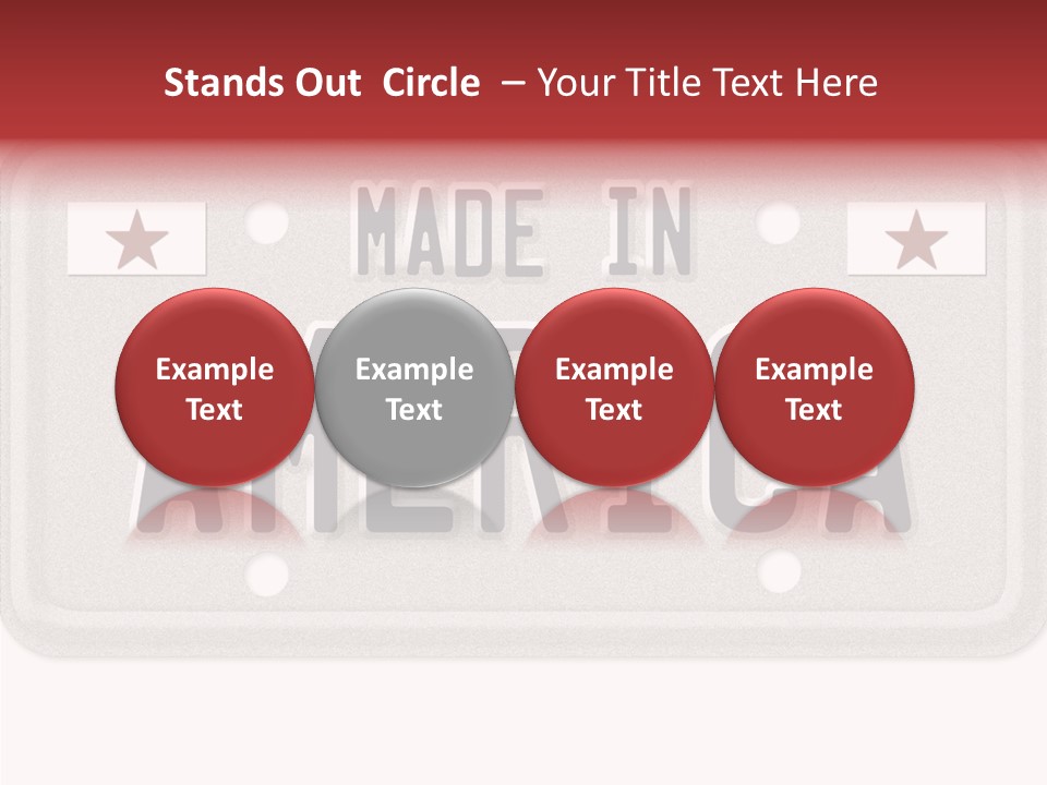 Vehicle White Created PowerPoint Template