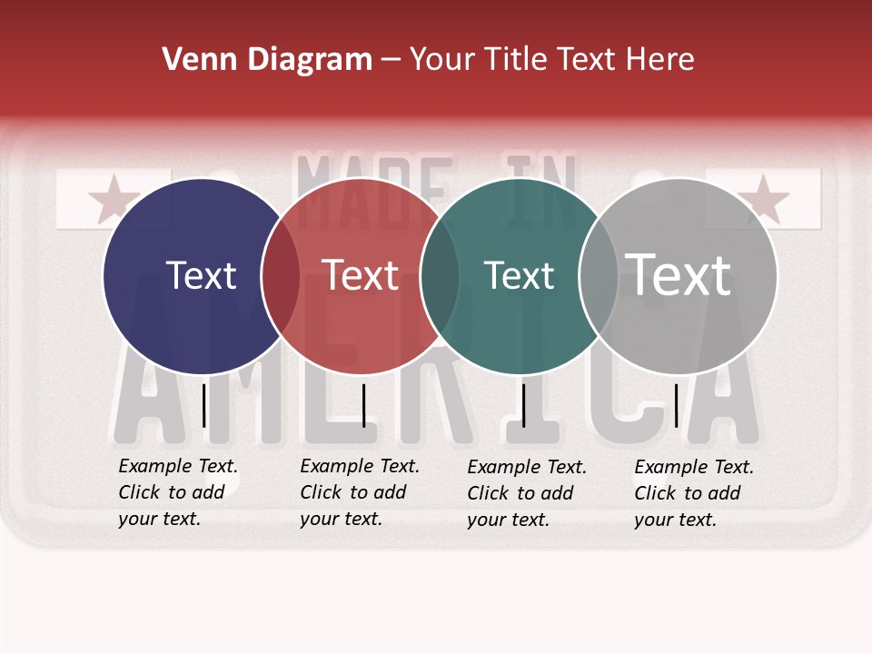 Vehicle White Created PowerPoint Template