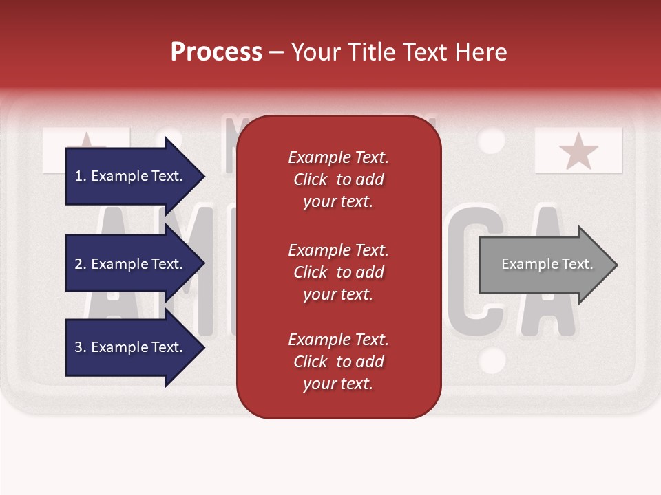 Vehicle White Created PowerPoint Template