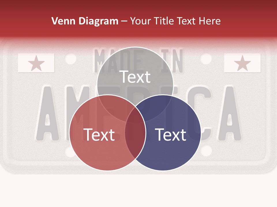 Vehicle White Created PowerPoint Template