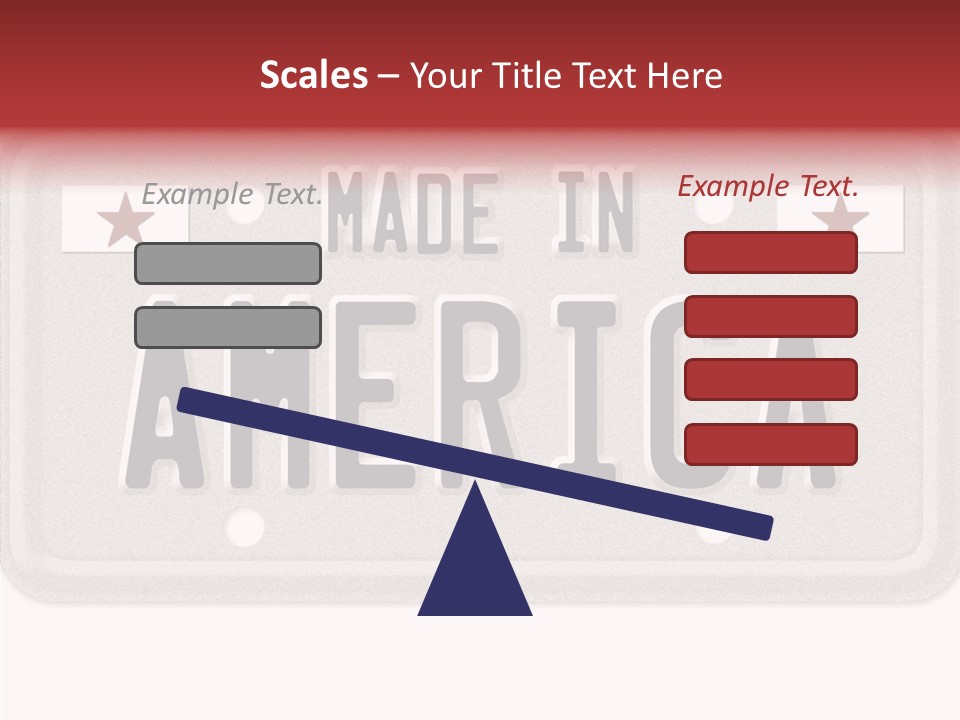 Vehicle White Created PowerPoint Template