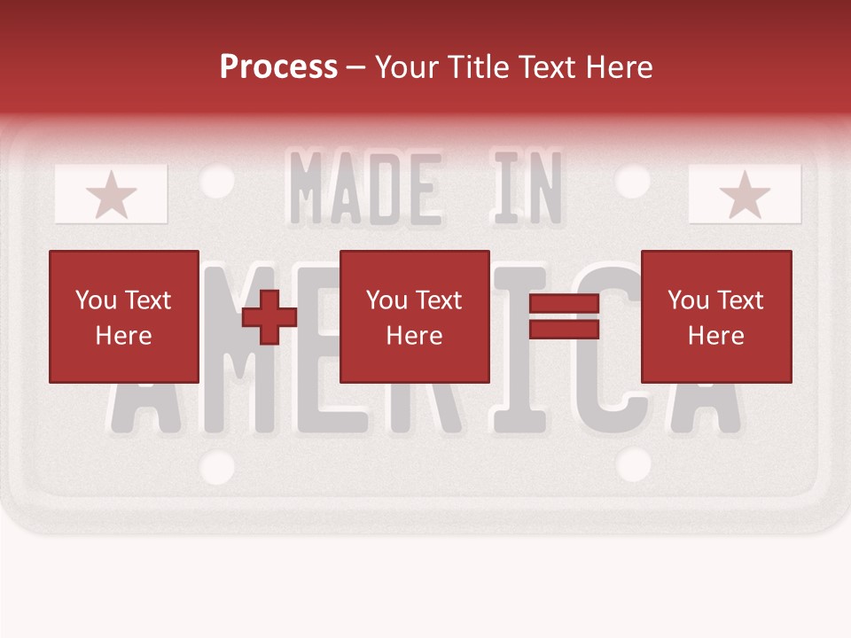 Vehicle White Created PowerPoint Template