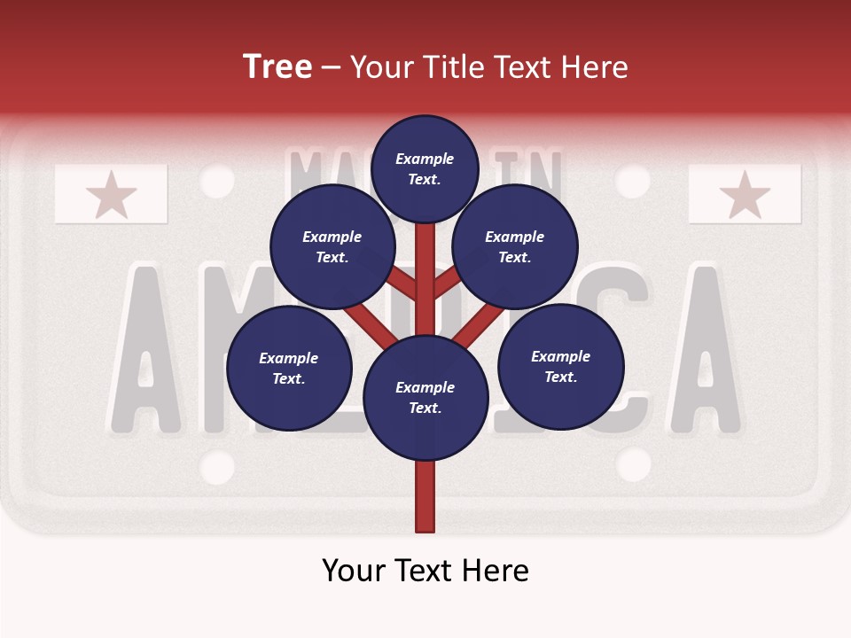 Vehicle White Created PowerPoint Template